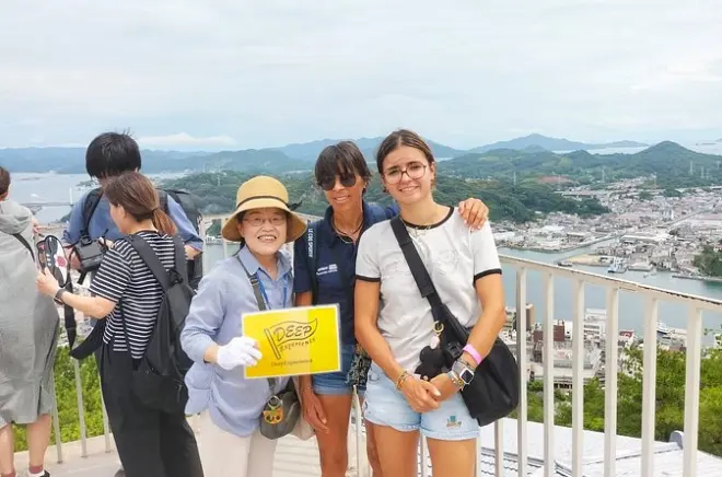 Onomichi tour privato di 2 ore: Tempio Senkoji e vicolo dei gatti