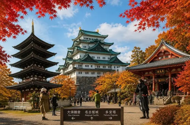Nagoya Rundgang mit Schloss, Garten und Guide: Alles inklusive