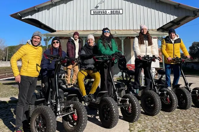 Tour EzRaider em Marvão: Rota megalítica com veículo elétrico