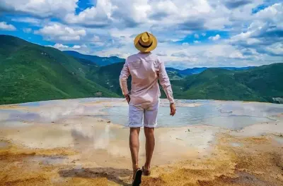 Hierve el Agua depuis Oaxaca : Cascades pétrifiées et bassins