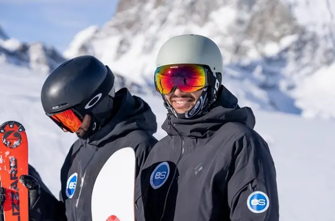 Lección privada de snowboard en Verbier: Día completo