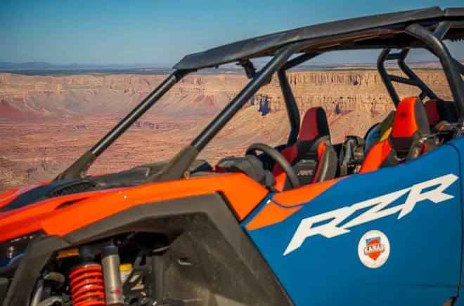 North Rim Grand Canyon in UTV: Panorami isolati senza folla