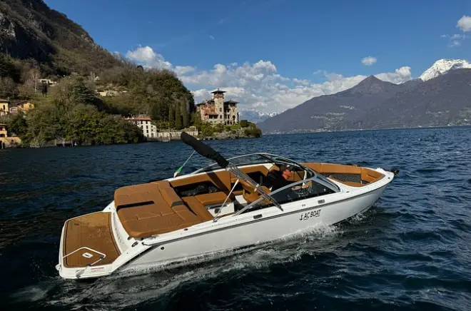 Lago de Como de lancha rápida: Vilas e jardins com Bowrider