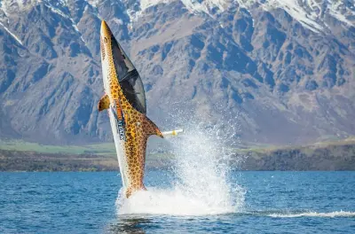 Paseo en tiburón en Queenstown: Emoción a 80 km/h en el lago