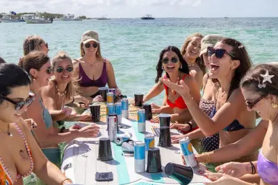 Fuga su una barra di sabbia per soli adulti con drink a Key West
