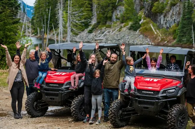 Recorrido en buggy por Brandywine Valley en Whistler para familias
