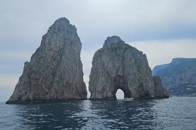 Barco em Capri saindo de Salerno: Gruta Azul e Marina Piccola