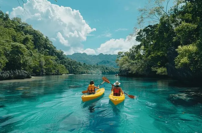 Kayaking El Nido: Small Lagoon, Big Lagoon & snorkeling