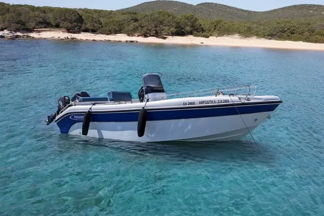 Boot mieten auf Milos ohne Führerschein: Blu Water 185 Aphrodite I