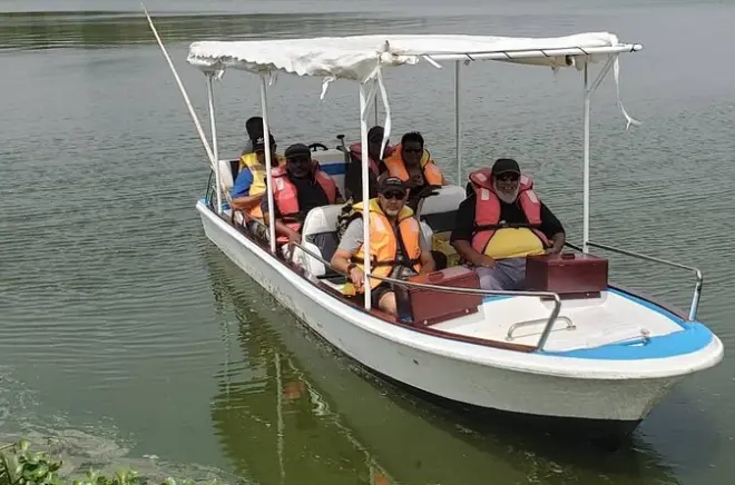 Kazinga Channel Bootssafari: Nilpferde, Elefanten, Krokodile