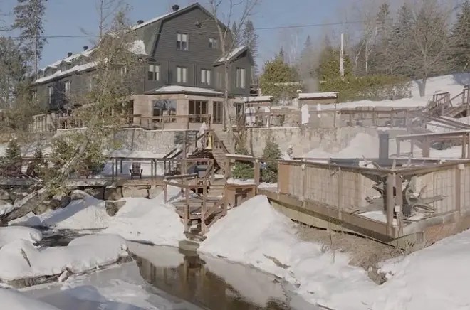 Strøm spa nordique Saint-Sauveur : Bains thermaux nordiques