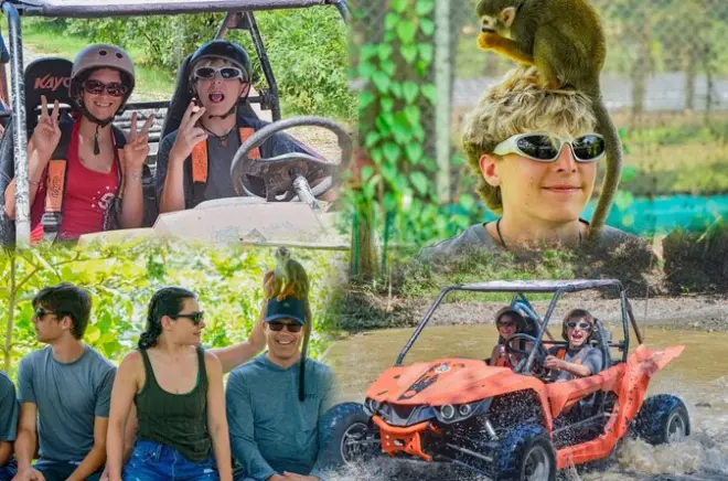 Conducción de buggies y visita a Monkeyland en Puerto Plata