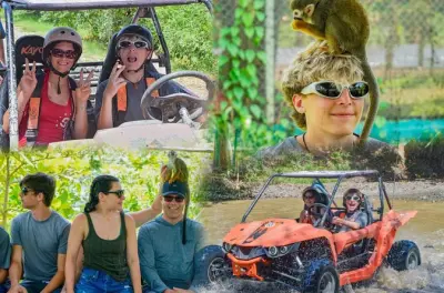 Balade en buggy et visite de Monkeyland à Puerto Plata