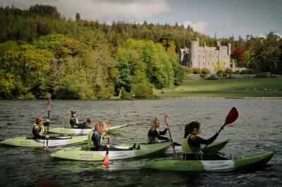 Caiaque no lago Castlewellan: Sit-on-top nas Mournes