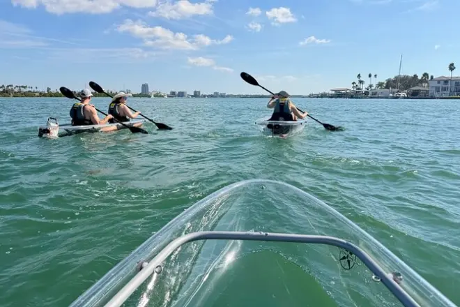 Kayak transparent à Clearwater Beach : Excursion faune marine