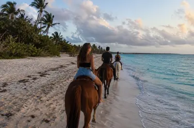 Horseback Riding at Blue Hills Beach, Providenciales: Sunset Ride