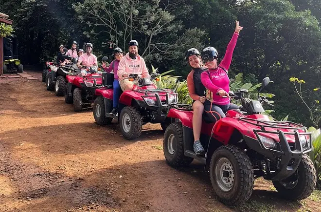 ATV riding near Poás Volcano: Shared trails with guide
