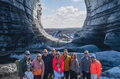 Katla Ice Cave en super jeep : Canyons glaciaires et cascades