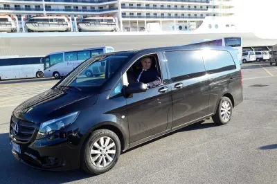 Trasferimento privato da porto Civitavecchia a aeroporto Fiumicino