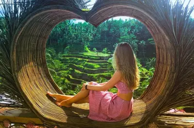 Ubud Swing Heaven, Monkey Forest & Waterfall Tour