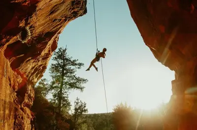 ATV-Fahren in den Coral Pink Sand Dunes: Klettern und Abseilen