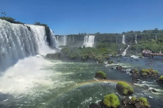Cascate di Iguazu da Asunción: Lato brasiliano