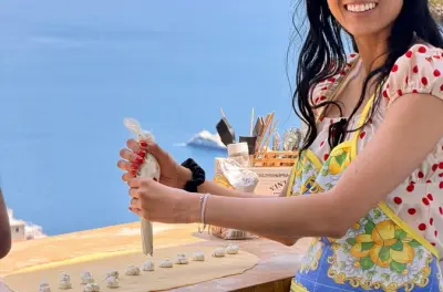 Aula de culinária na costa Amalfitana: Faça massa e sorvete de limão