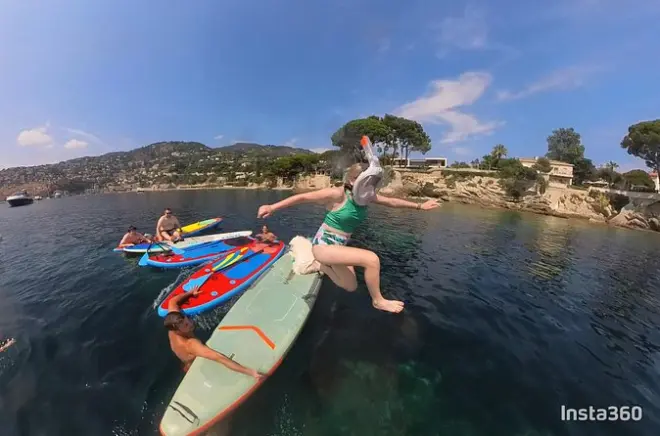 Snorkeling a Villefranche-sur-Mer: Paddle e bici elettrica