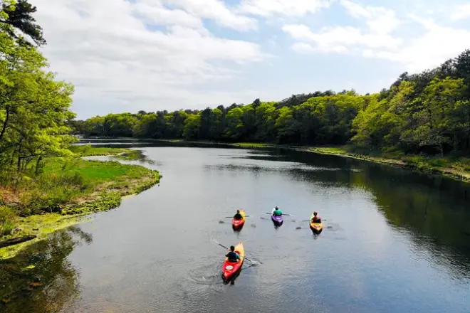 Kayaking in Popponesset Bay Mashpee: Self-Guided Rentals