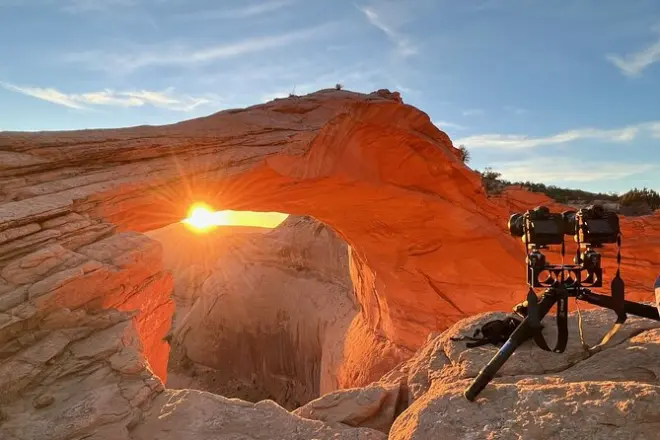 Eggshell Arch ao pôr do sol saindo de Flagstaff: Guia Navajo