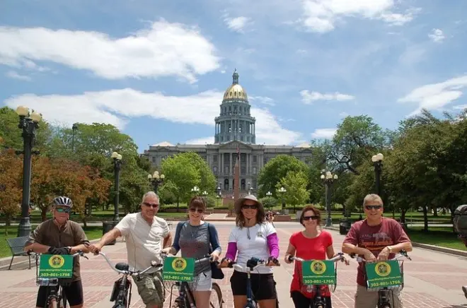 Visite en vélo électrique à Denver : Centre-ville en 2,5 heures