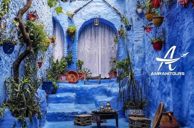 Chefchaouen privée depuis Tanger : Médina bleue et kasbah