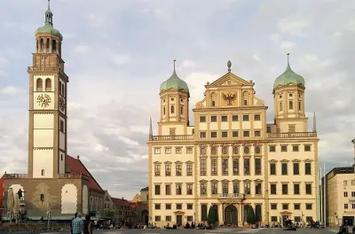 Augsburg passeio privado a pé: Da Fuggerei ao Schaezler Palais