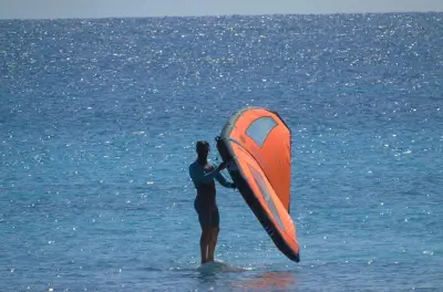 Wing Foil Lesson in Santa Maria Bay, Sal: Learn the Basics