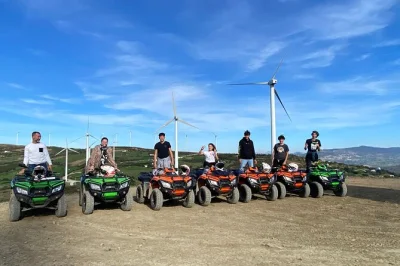 Sinta a aventura nas montanhas do rif em tangier com passeio de quad, incluindo transfer e todo equipamento. guias locais, ar puro e o verdadeiro campo marroquino — sem precisar de experiência.