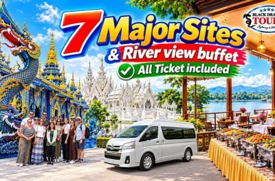 Chiang Rai 7 Sehenswürdigkeiten: Tempel, Dreiländereck & Teeplantage