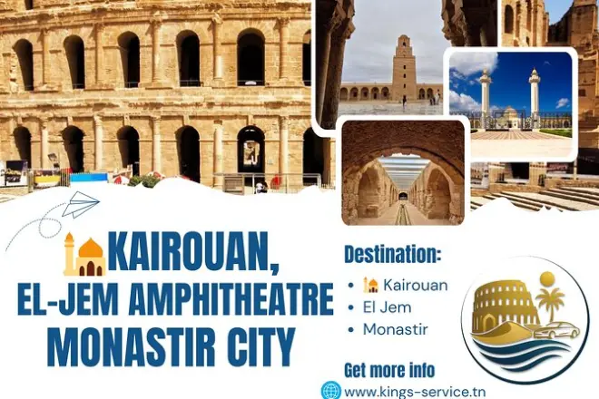 Kairouan, El Jem e Monastir: Tour privado pelos sítios UNESCO