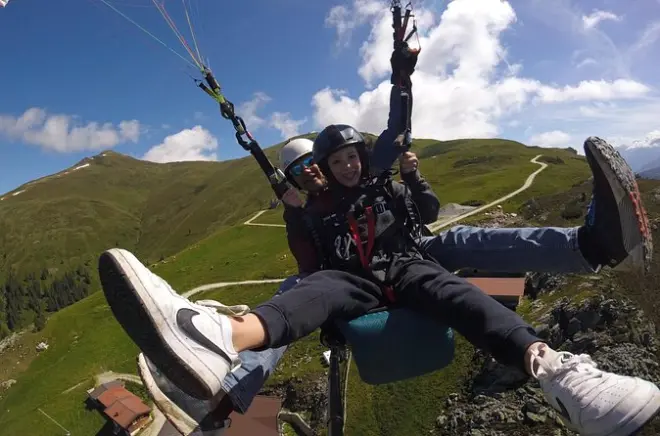 Parapendio tandem a Wald Königsleiten: 20 minuti in volo