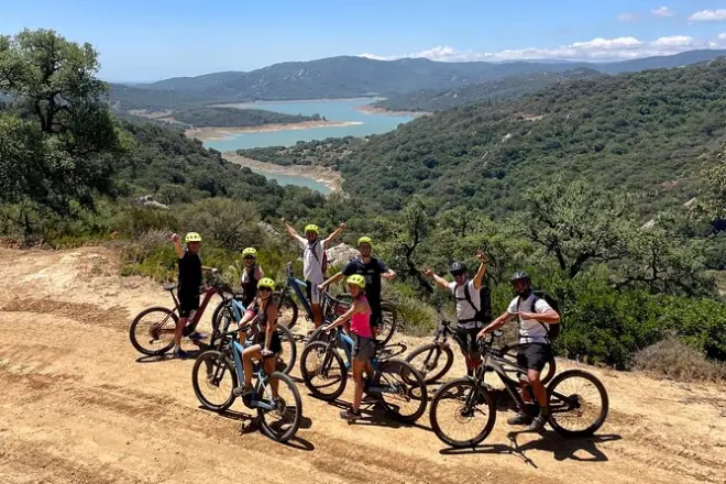 Castellar de la Frontera VTT électrique : Sentiers d'Almoraima