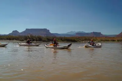 Kayaking Moab: Colorado River Class I-II Rapids