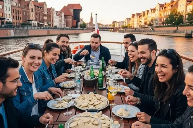 Motława River Pierogi Tasting Cruise in Gdańsk