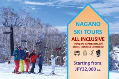 Ski Nagano from Tokyo: 1-Day Resort Package with Gear & Lift Pass