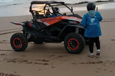 ATV riding near Essaouira: Cape Sim beach, forest & dunes