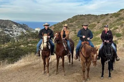 Reiten auf Catalina Island: Wilde Hügel über Avalon