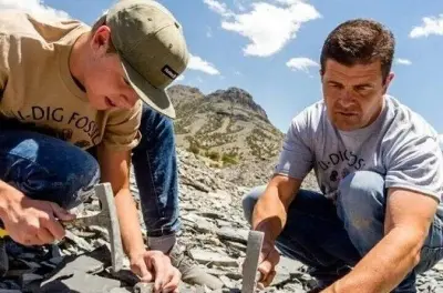 Fossilien in Utah suchen und 500 Mio. Jahre alte Trilobiten finden