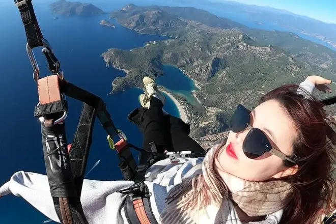 Parasailing in Fethiye: 30–45 min flight from Babadag