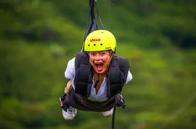 Zipline a Vallé: 7 linee inclusa la Signature da 1,5 km