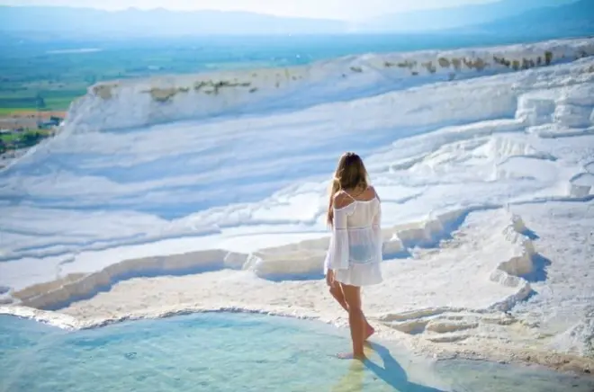 Pamukkale Hierapolis: Scogliere bianche e rovine romane
