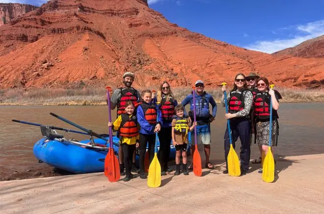 Moab Rafting: Colorado River Class I-II Rapids