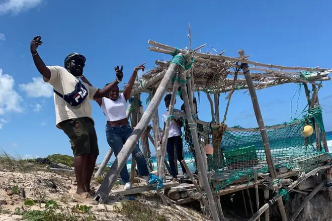 North Caicos en bici eléctrica: Flamingo Pond y paradas locales